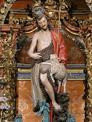 Archivo:Escultura de San Juan Bautista. Catedral de Badajoz. España. Spain