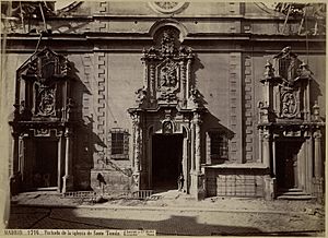 Archivo:Fachada de la Iglesia de Santo Tomás, Madrid (J. Laurent)