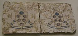 Archivo:Francisco, niculoso pisano, ceramica di triana, siviglia, piastrelle stemma papale medici, 1513-1521