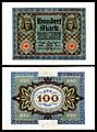 GER-69b-Reichsbanknote-100 Mark (1920)