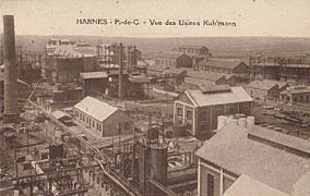 Harnes - Vue des Usines Kuhlmann