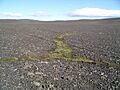 Ice wedge in Iceland