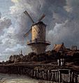 Jacob Isaacksz. van Ruisdael - The Windmill at Wijk bij Duurstede (detail) - WGA20514