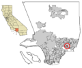 LA County Incorporated Areas Valinda highlighted