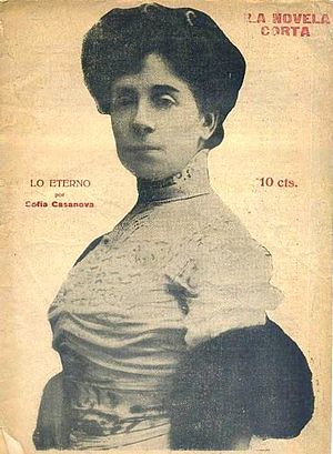 Archivo:Lo eterno. Sofía Casanova. Madrid, 1917. 1ª edición. Imprenta Prensa Popular. Director Jose de Urquia
