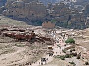 Lower city, Petra