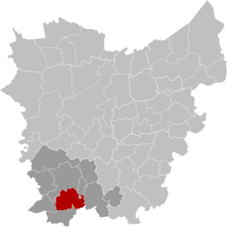 Maarkedal East-Flanders Belgium Map.svg