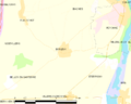 Map commune FR insee code 80054