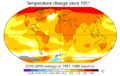 Map global warming 2010-2019