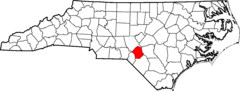 Map of North Carolina highlighting Hoke County.svg