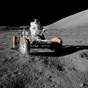 Archivo:NASA Apollo 17 Lunar Roving Vehicle