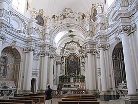 Noto, chiesa di Santa Chiara, interno