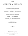 Pedrell Musica nacional