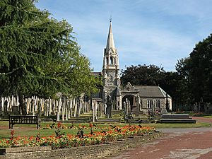 Plumstead cemetery with chapel - geograph.org.uk - 1454940