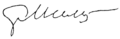 Sign of M. L. Mil