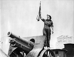 Archivo:Strijdlustige vrouw - Woman ready to fight (3334194838)