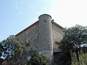 Archivo:Torre circular de casa palacio. salinas de Trillo