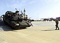 US Navy 030215-N-2972R-023 M1A1 Tank Off Load