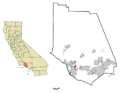 Ventura County California Incorporated and Unincorporated areas El Rio Highlighted