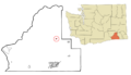 Walla Walla County Washington Incorporated and Unincorporated areas Prescott Highlighted
