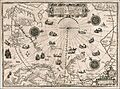 1598 map of the Polar Regions by Willem Barentsz