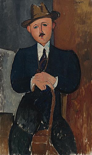 Archivo:Amedeo Modigliani L’Homme assis 1918