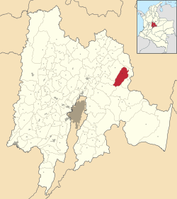 Machetá ubicada en Cundinamarca