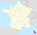 Département 2A in France 2016