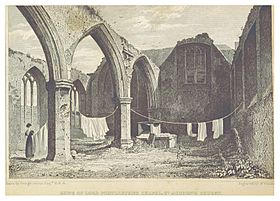 Archivo:DUBLIN(1837) p065 RUINS OF ST. AUDEON'S CHURCH - LORD PORTLESTER'S CHAPEL