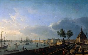Archivo:Deuxieme vue du port de Bordeaux prise du château Trompette