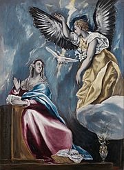 Archivo:El Greco - The Annunciation - Google Art Project