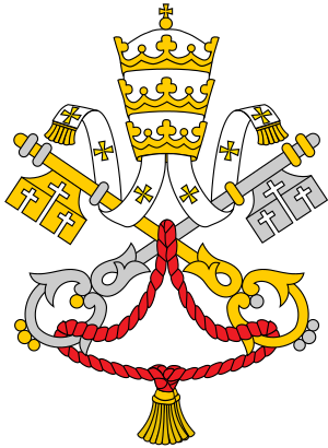 Archivo:Emblem of the Holy See usual