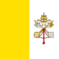 Flag of the Vatican City - 2001 version