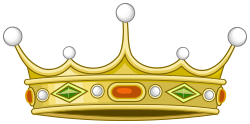 Heraldic Crown of the Spanish Viscounts.svg