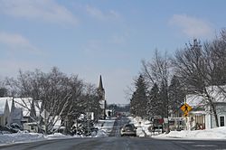 Horicon Wisconsin Downtown Looking West WIS28.jpg