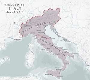 Archivo:Kingdom of Italy - 476 to 479 AD