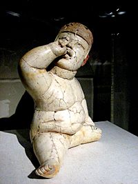 Archivo:Las Bocas Olmec baby-face figurine (Bookgrrrl)