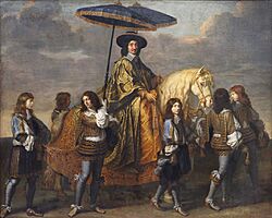Archivo:Le chancelier Séguier - Charles Le Brun - Musée du Louvre Peintures RF 1942 3