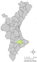 Archivo:Localització de Benilloba respecte el País Valencià
