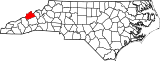 Map of North Carolina highlighting Madison County.svg