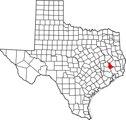 Map of Texas highlighting San Jacinto County.svg