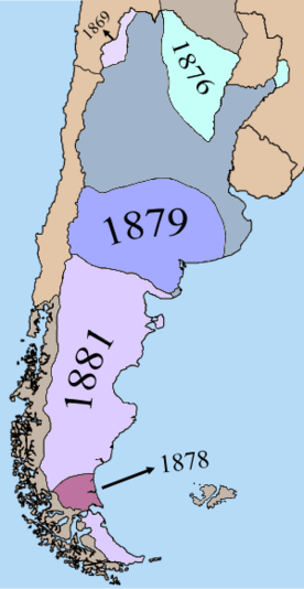 Archivo:Mapa de la evolución territorial de Argentina (1869-1881)