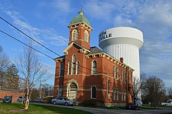 North Ridgeville City Hall with water tower.jpg