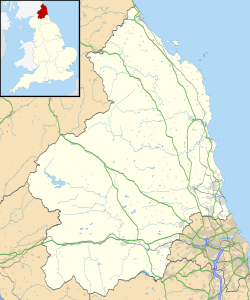 Alnwick ubicada en Northumberland