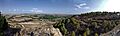 Panorámica desde Peñalén de la confluencia del Arga y el Aragón