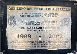 Placa Cristo de Taxco