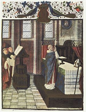 Archivo:Pontifical Mass - 15th Century - Project Gutenberg eText 16531