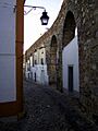 Roman aqueduct in the historic centre of Évora