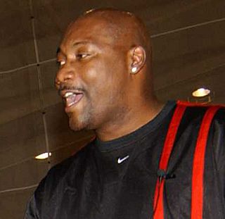 US Navy 030328-N-3503M-001 Former NBA player Jerome Kersey addresses a group of kids on the basketball court in the Naval Air Facility, Ranger Gym cropped.jpg