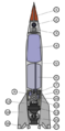 V-2 rocket diagram